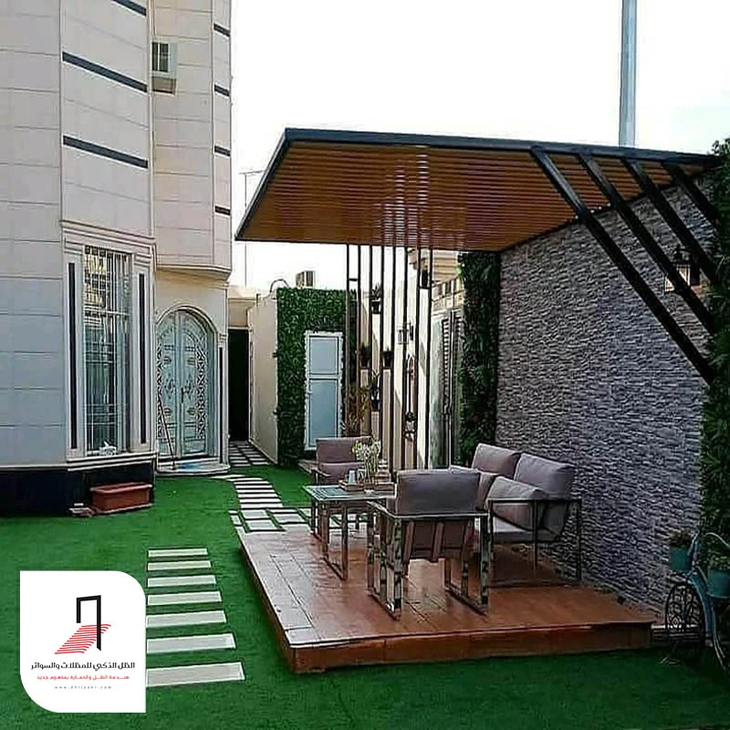 عمل مظلات الحدائق