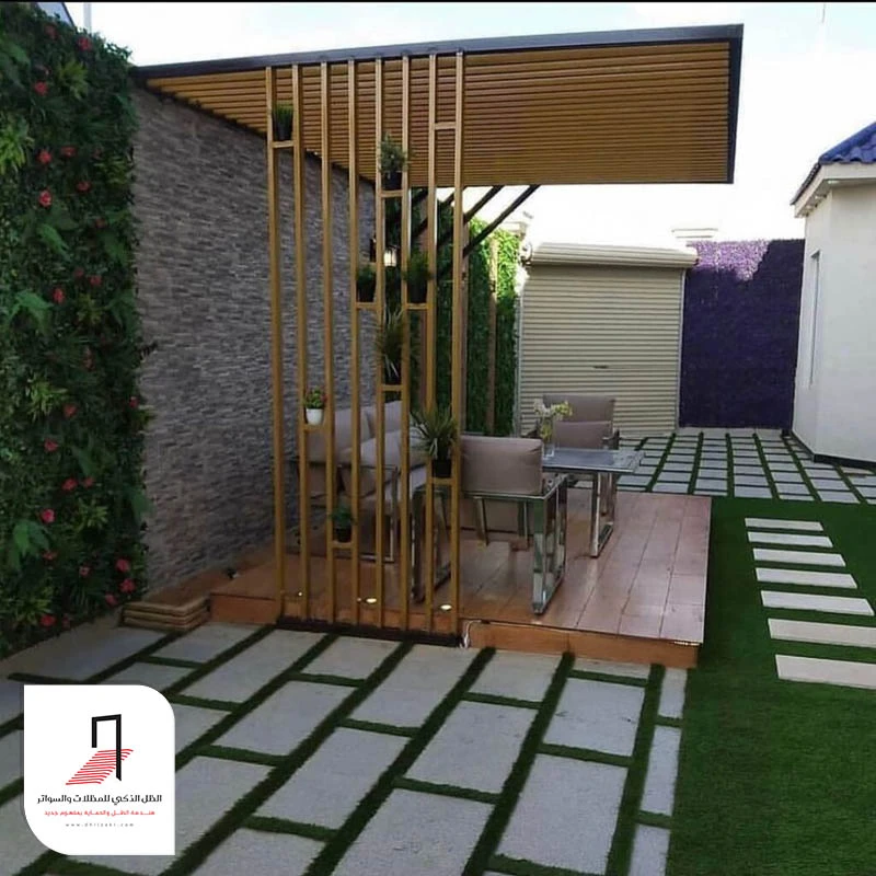 اشكال مظلات حدائق الرياض