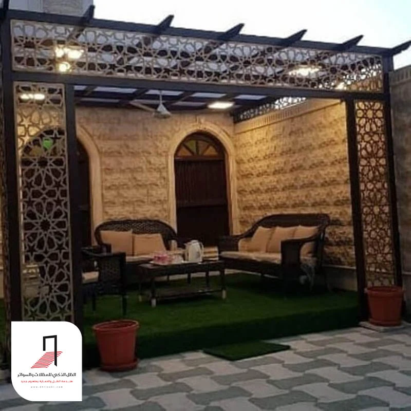 مظلات حدائق حديد الرياض