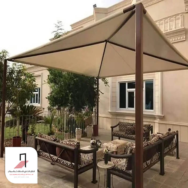 عمل مظلات الحدائق