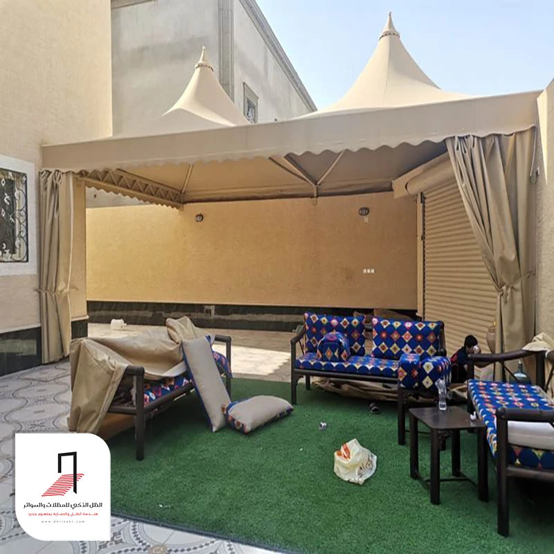 اشكال مظلات حدائق الرياض