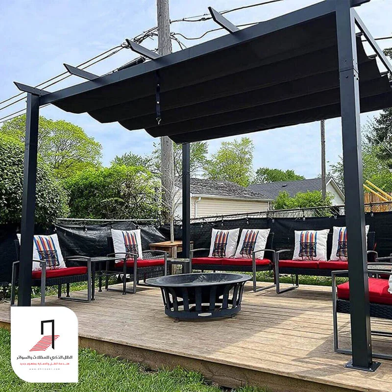 عمل مظلات الحدائق