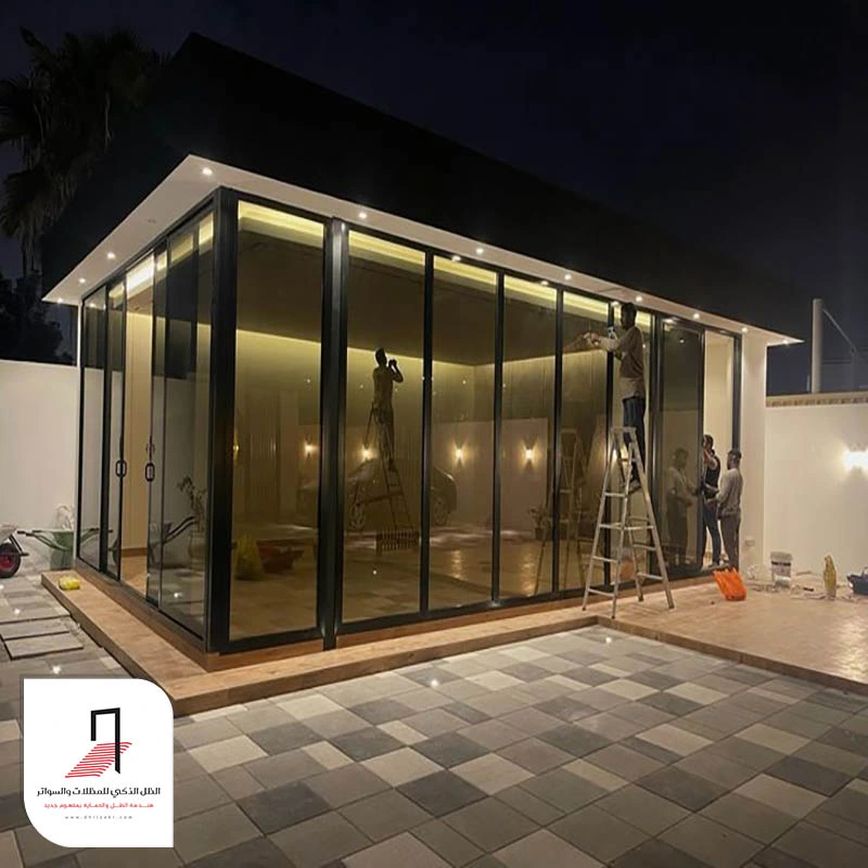 بناء غرف زجاجيه الرياض