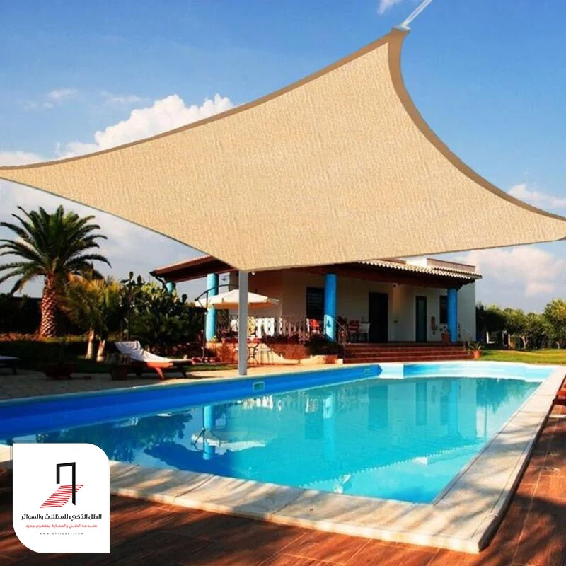مظلات مسابح زجاج الرياض