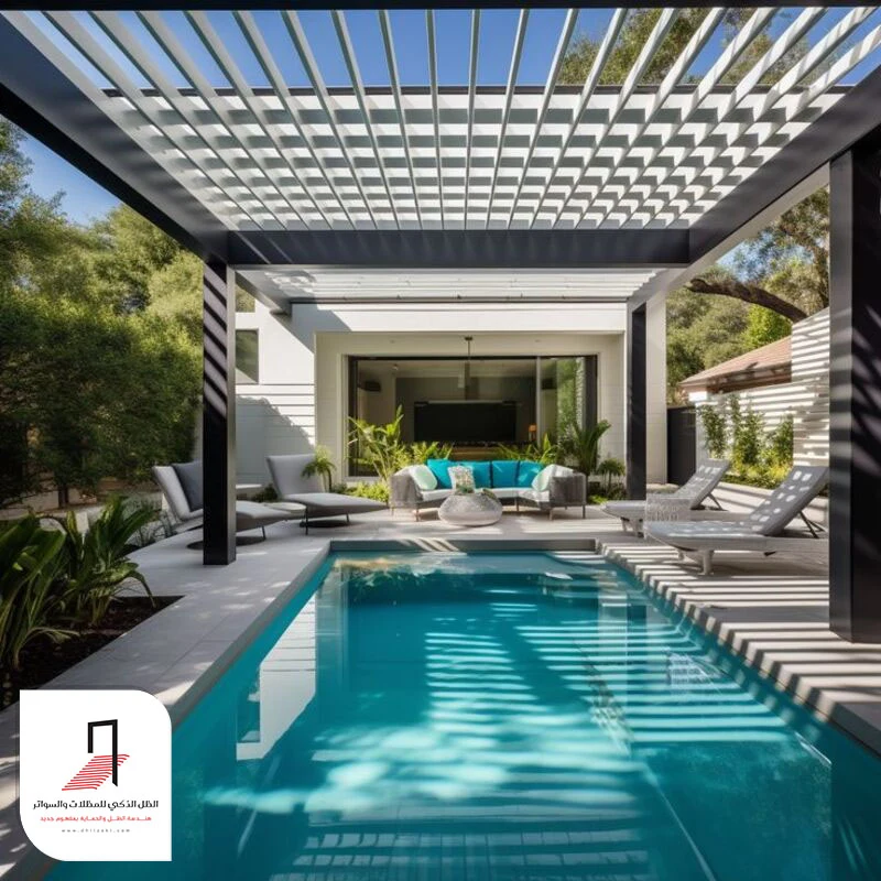 مظلات تغطية مسابح الرياض