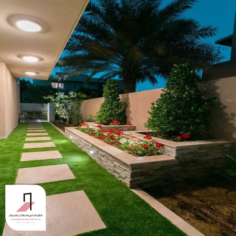 تنسيق حدائق عشب صناعي الرياض
